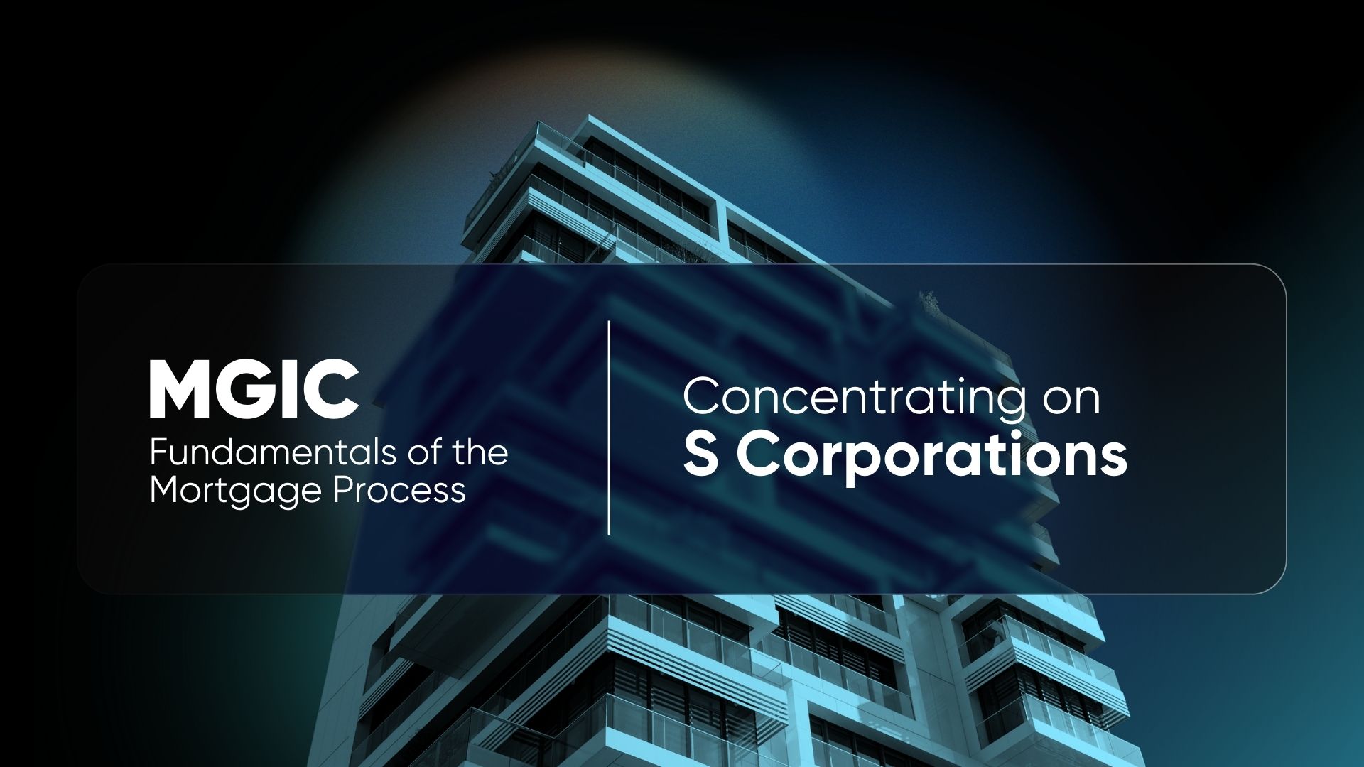 S Corporations Training